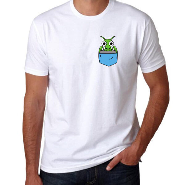 Camiseta Unissex Louva Deus no bolso - Imagem 3