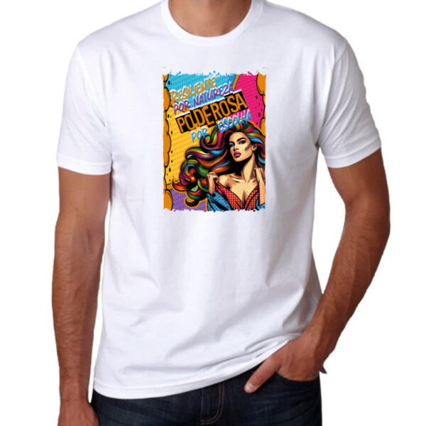 Camiseta Unissex Mulher resiliente - Imagem 3