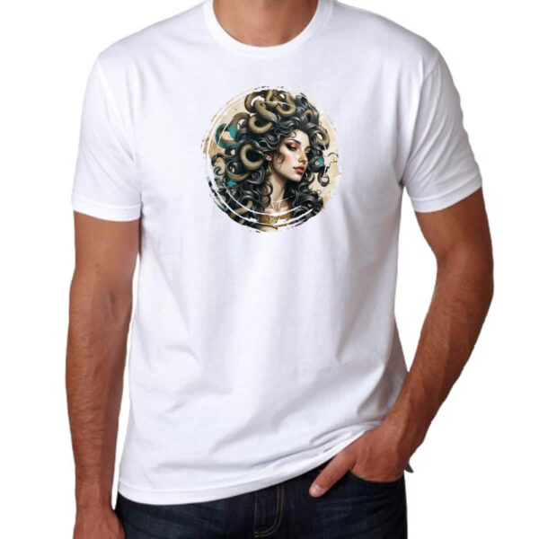 Camiseta Unissex Medusa beleza perigosa - Imagem 3