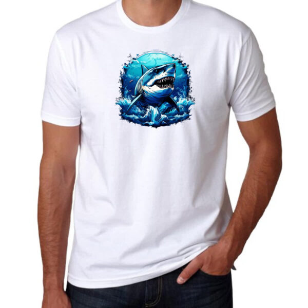 Camiseta Unissex Megalodom sea art - Imagem 3