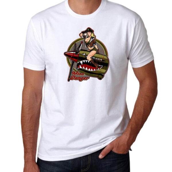 Camiseta Unissex Miss Danger Vintage - Imagem 3