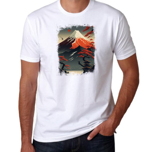 Camiseta Unissex Montanha Fugi Japao 2 - Imagem 3