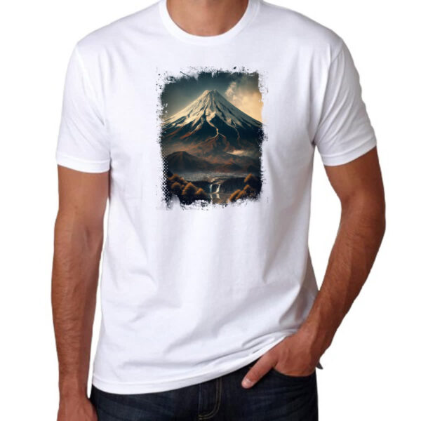 Camiseta Unissex Montanha Fugi Japao 8 - Imagem 3