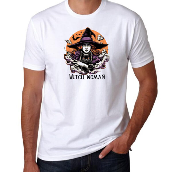 Camiseta Unissex Mulher bruxa - Imagem 3