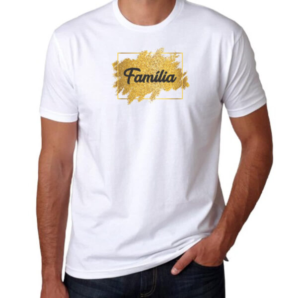 Camiseta Unissex Ano novo familia - Imagem 3