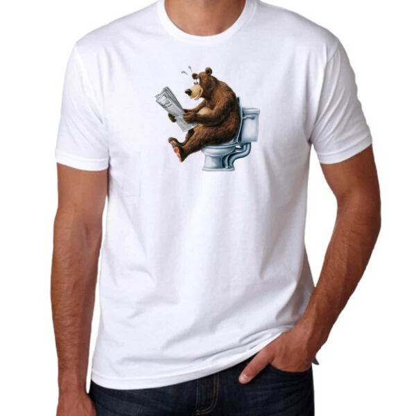 Camiseta Unissex Urso na sala de forca - Imagem 3