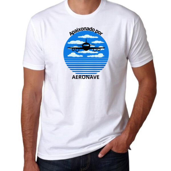Camiseta Unissex Apaixonado por aeronave - Imagem 3