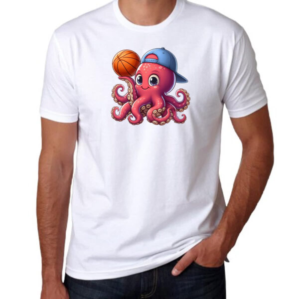 Camiseta Unissex Octopus basquete - Imagem 3