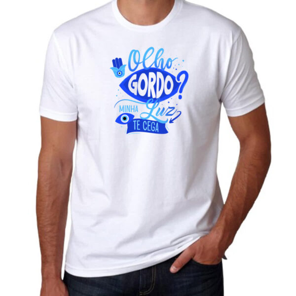 Camiseta Unissex Olho Grego gordo cego - Imagem 3