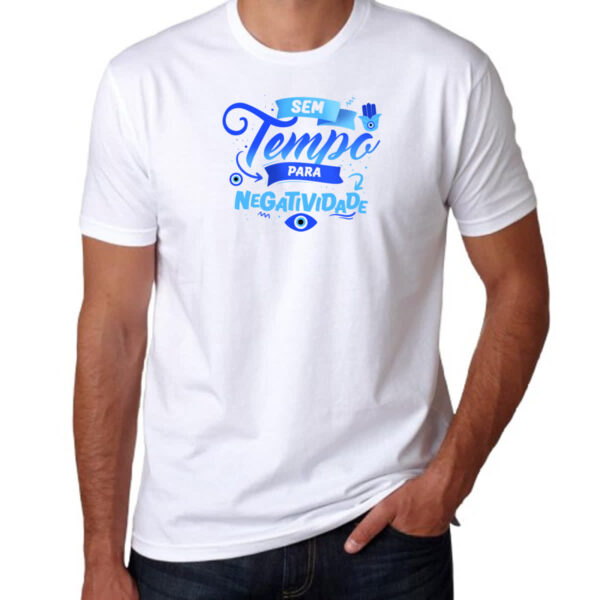 Camiseta Unissex Olho grego tempo negatividade - Imagem 3