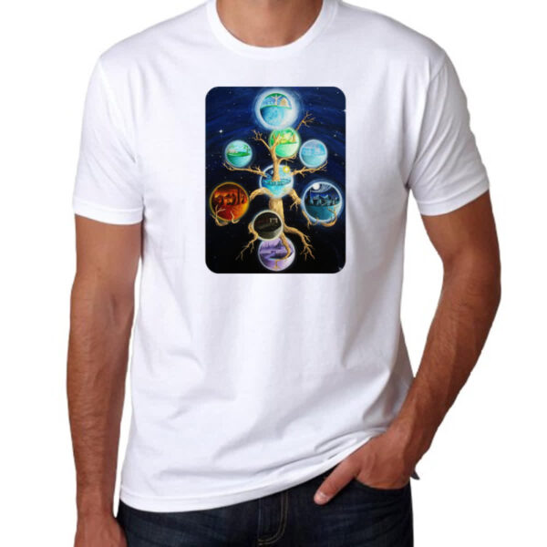 Camiseta Unissex Os noves reinos - Mitologia Viking - Imagem 3