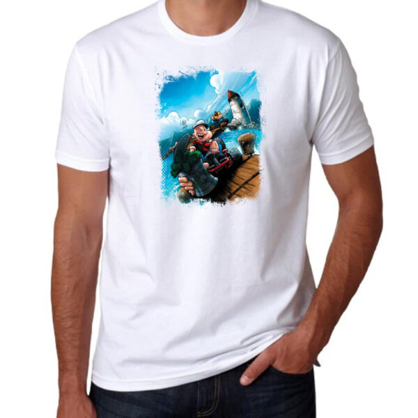 Camiseta Unissex Popeye Kart - Imagem 3