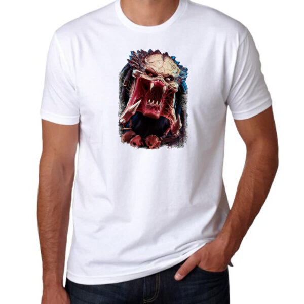 Camiseta Unissex Predador face - Imagem 3