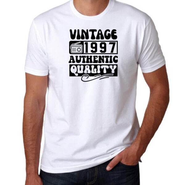 Camiseta Unissex Radio Vintage 1997 - Imagem 3