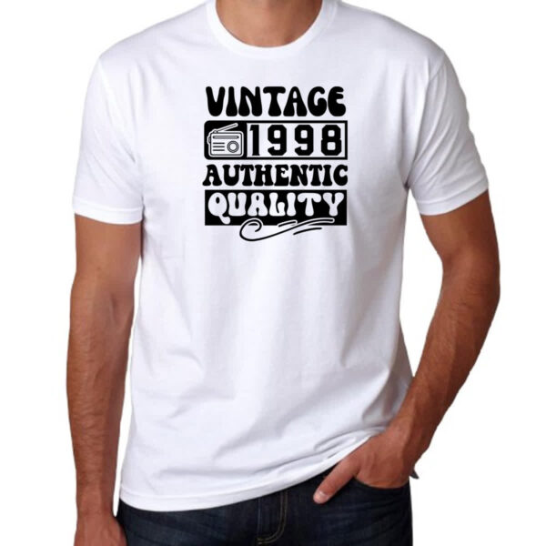 Camiseta Unissex Radio Vintage 1998 - Imagem 3
