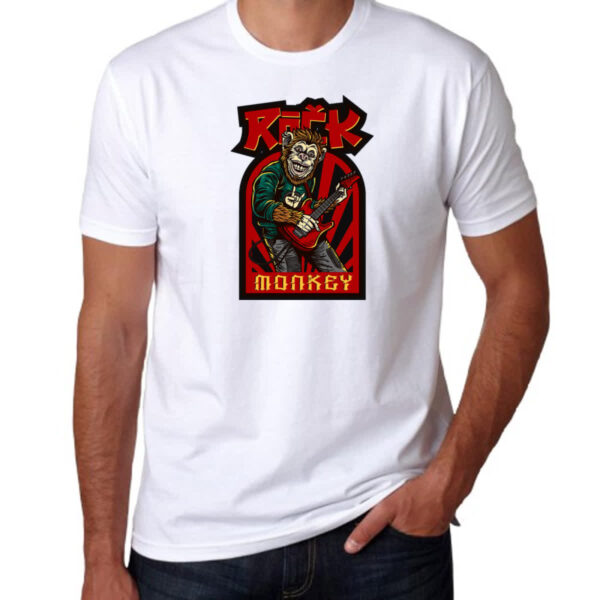 Camiseta Unissex Rock Monkey - Imagem 3