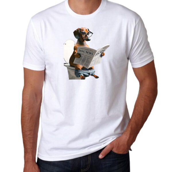 Camiseta Unissex Salsichinha na sala de forca - Imagem 3