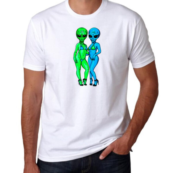 Camiseta Unissex Sexy Aliens - Imagem 3