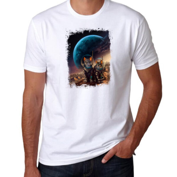 Camiseta Unissex Spacekittens - Imagem 3