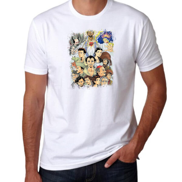 Camiseta Unissex Auto da compadecida cartoon - Imagem 3