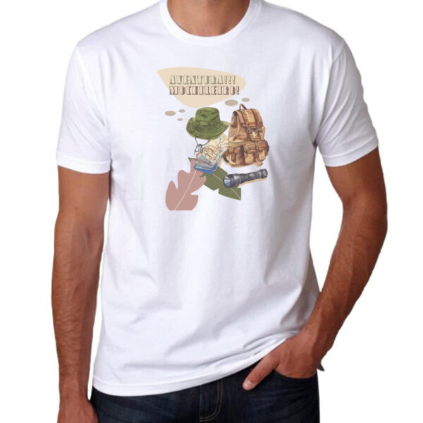 Camiseta Unissex Aventureiro Mochileiro - Imagem 3