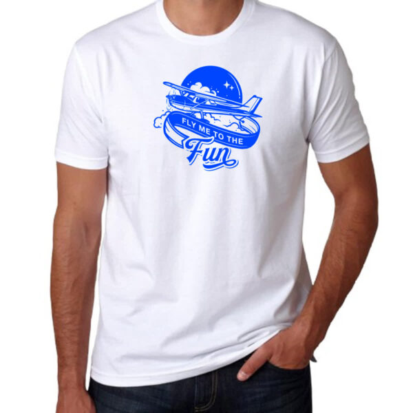 Camiseta Unissex Aviao fly me to the fun - Imagem 3