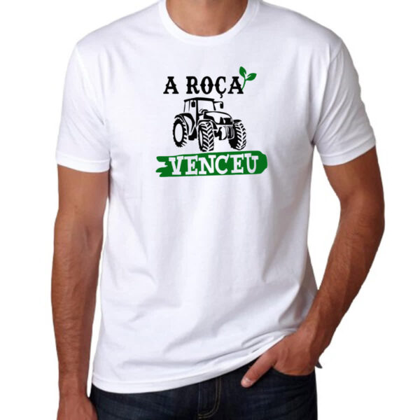 Camiseta Unissex A roca venceu - Imagem 3