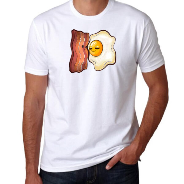 Camiseta Unissex Bacon e ovo - Imagem 3