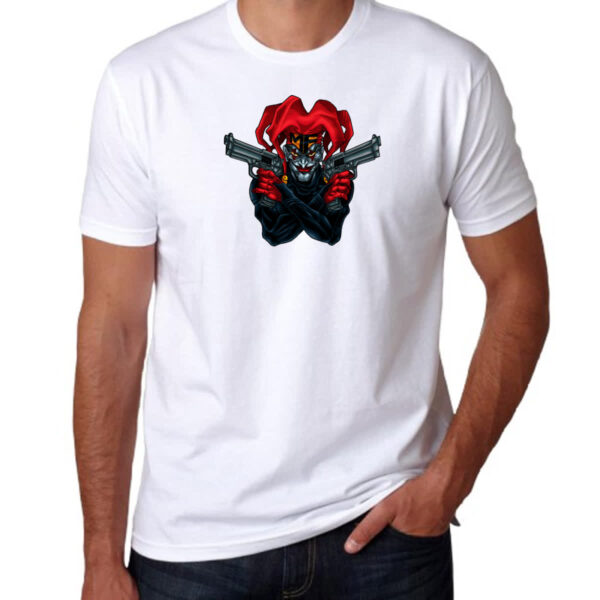 Camiseta Unissex Bobo da corte armado - Imagem 3