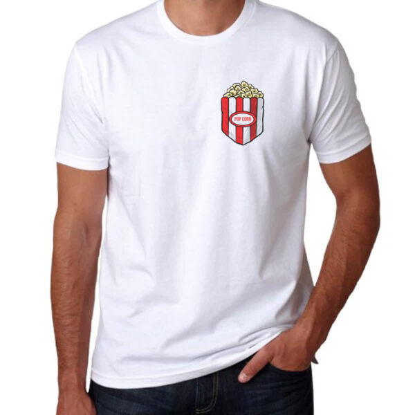 Camiseta Unissex Bolso com pipoca - Imagem 3