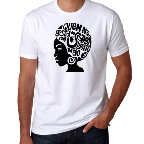 Camiseta Unissex Quem nao gosta de samba - Imagem 3