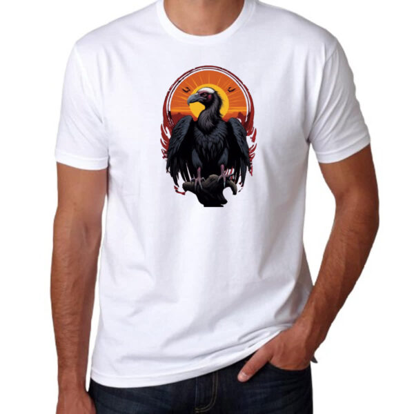 Camiseta Unissex Abutre sunset art - Imagem 3