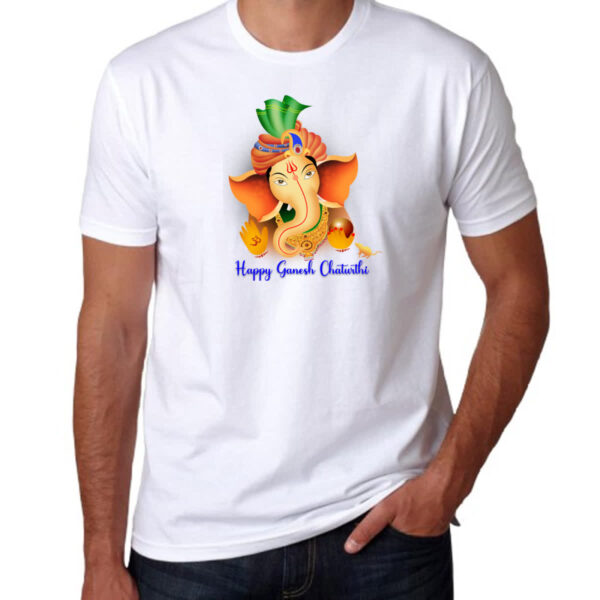 Camiseta Unissex Happy Ganesh Chaturthi - Imagem 3