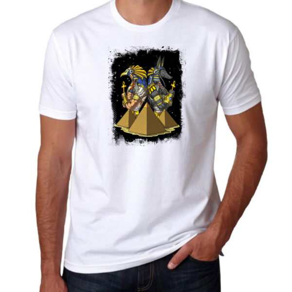 Camiseta Unissex Horus e Anubis - Imagem 3