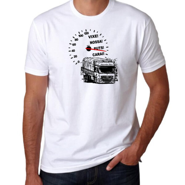 Camiseta Unissex Caminhao velocimetro - Imagem 3