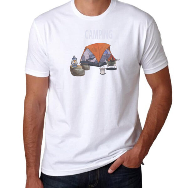 Camiseta Unissex Camping - Imagem 3