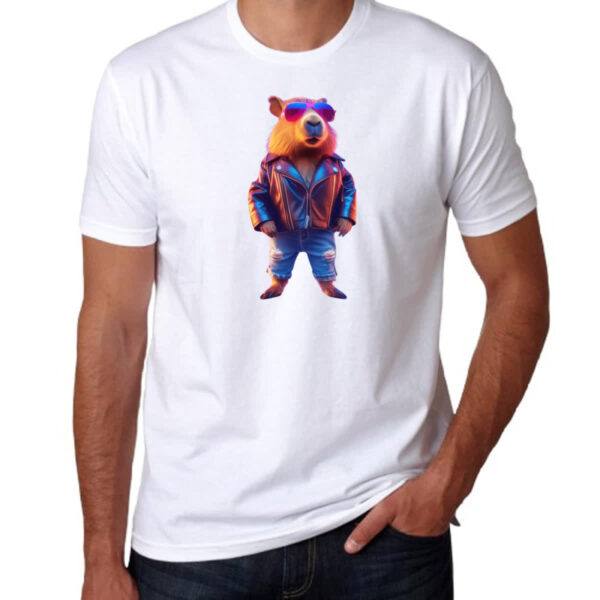 Camiseta Unissex Capivara balada - Imagem 3