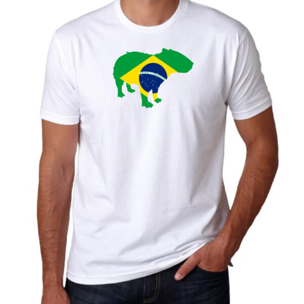 Camiseta Unissex Capivara Fauna Brasileira - Imagem 3