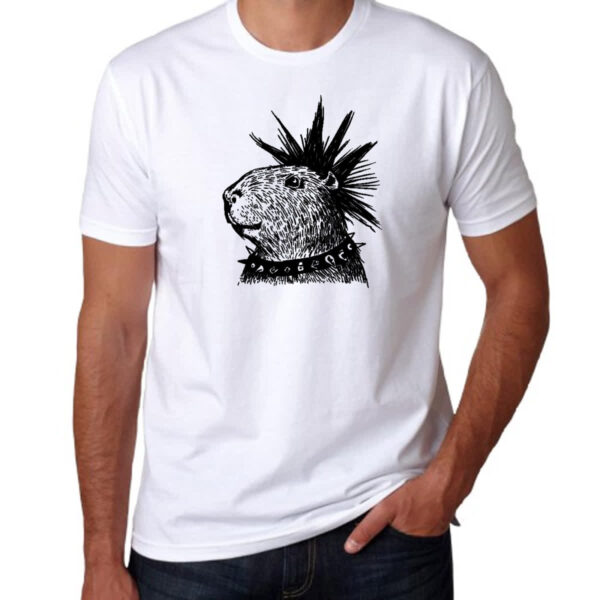 Camiseta Unissex Capivara Punkvara - Imagem 3