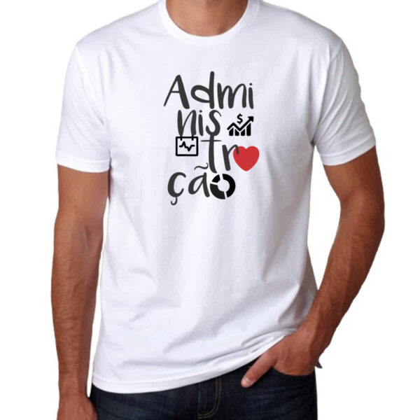Camiseta Unissex Administracao - 2 - Imagem 3