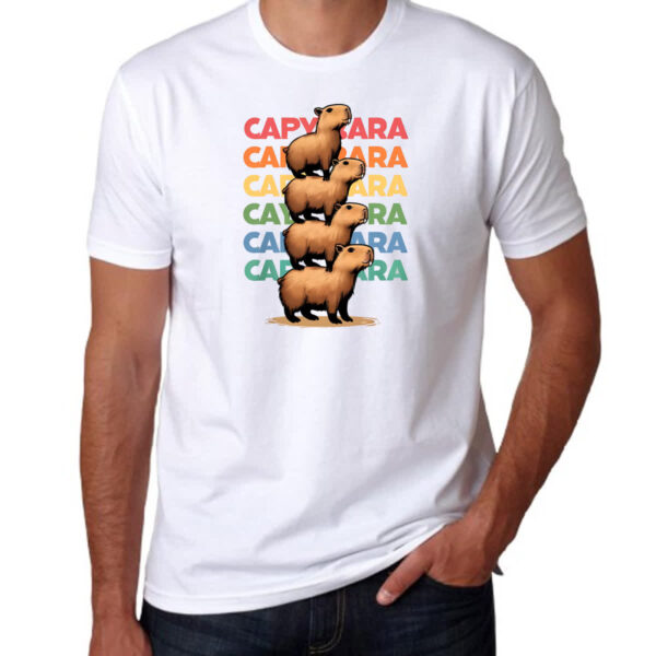 Camiseta Unissex Capivara funny - Imagem 3