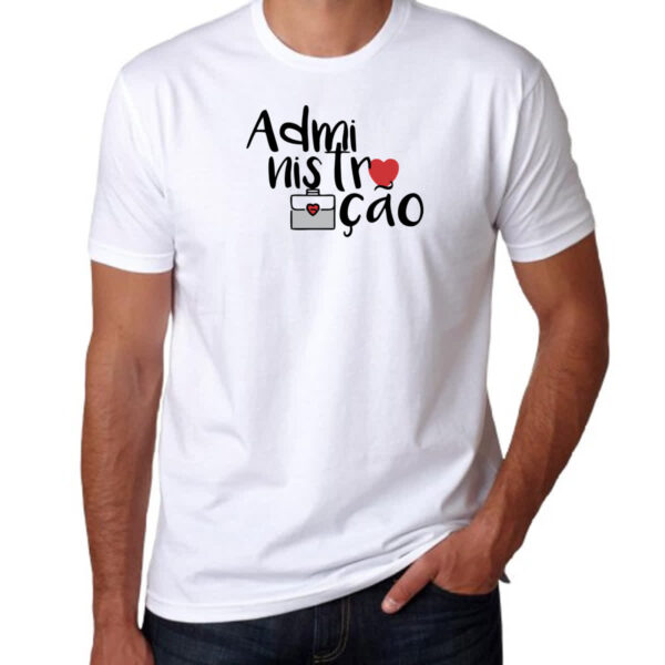 Camiseta Unissex Administracao - 3 - Imagem 3