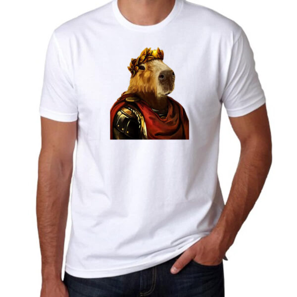 Camiseta Unissex Capivara imperador - Imagem 3