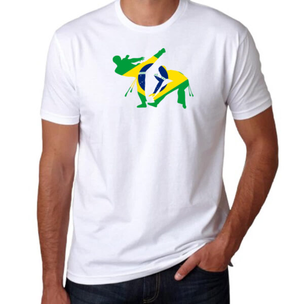 Camiseta Unissex Capoeira luta Brasil - Imagem 3