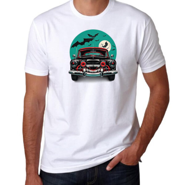 Camiseta Unissex Carro monstro - Imagem 3