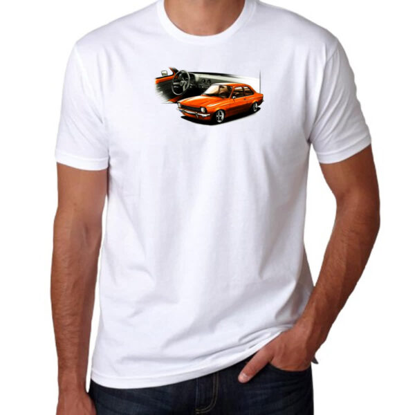 Camiseta Unissex Chevette primeira geracao Vermelho - Imagem 3