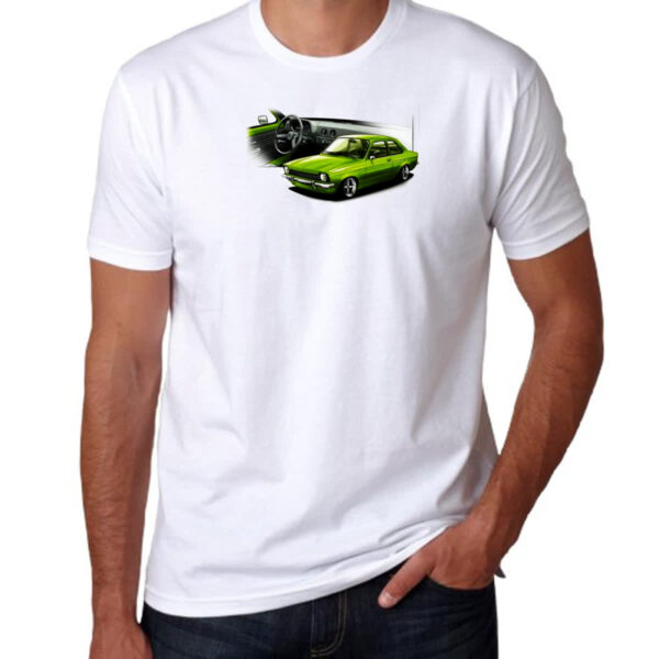 Camiseta Unissex Chevette primeira geracao verde - Imagem 3