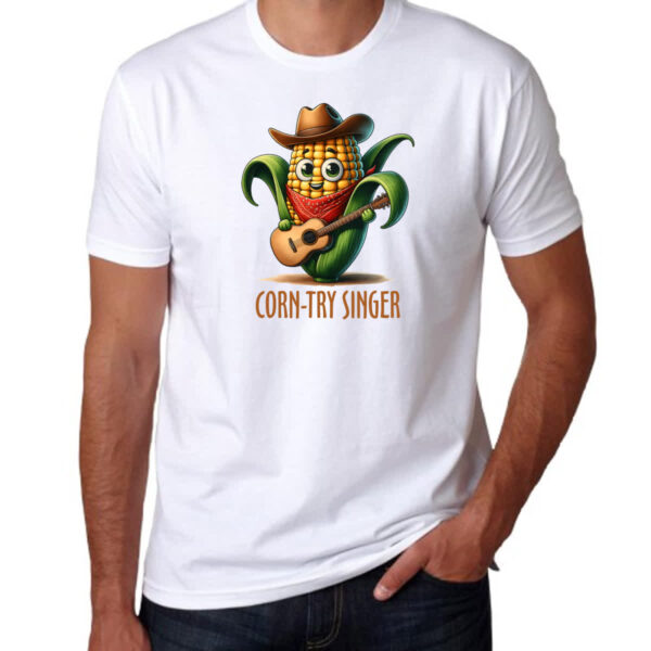 Camiseta Unissex Corn-try singer - Imagem 3