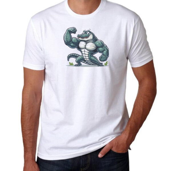 Camiseta Unissex Crocodilo maromba - Imagem 3