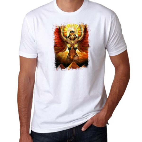 Camiseta Unissex Deusa Isis Sobre o Egito - Imagem 3